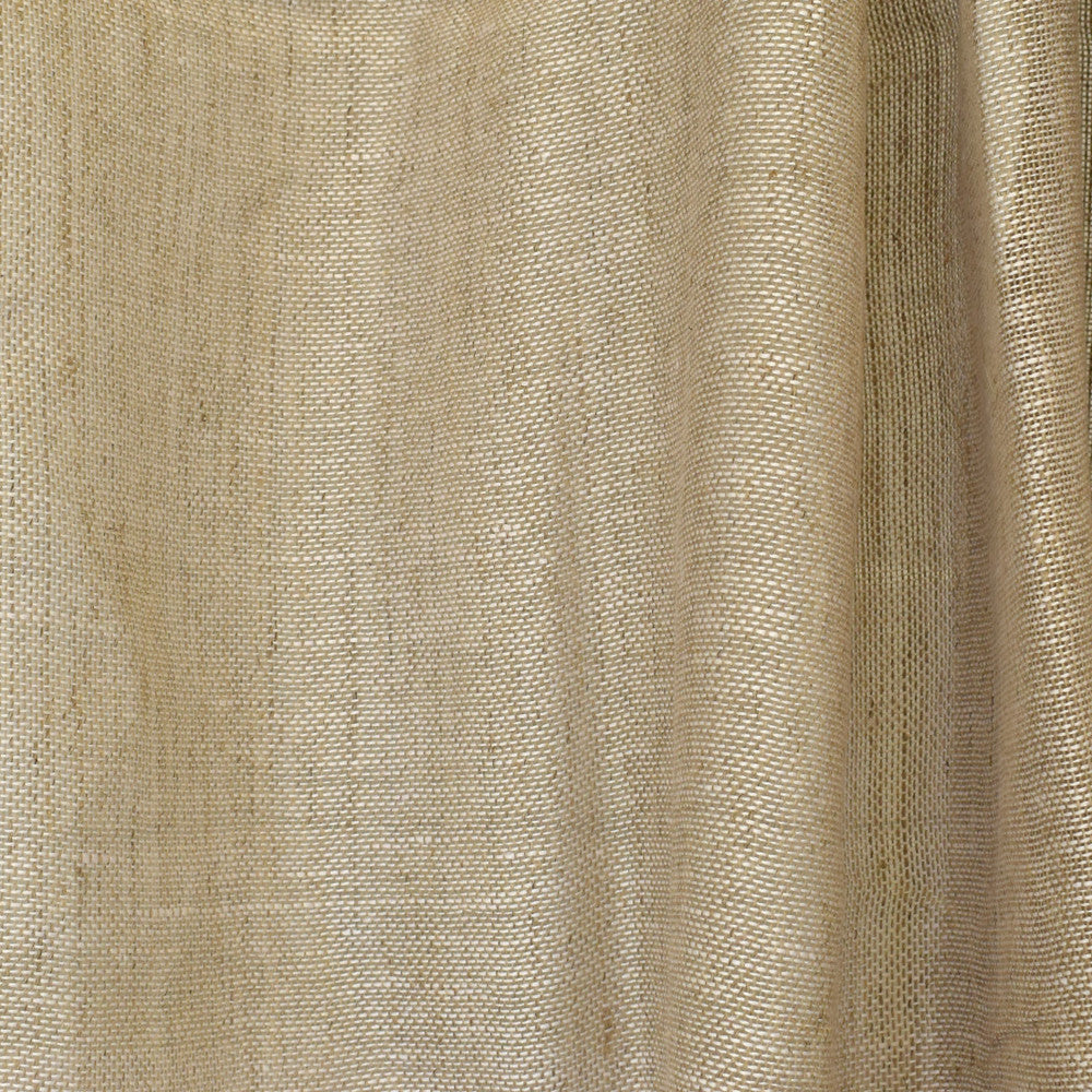 S2631 Flax by Greenhouse Designer Fabric 100% Linen INDIA Drapery </p><p>Repeat: None 54" - Swanky Fabrics -