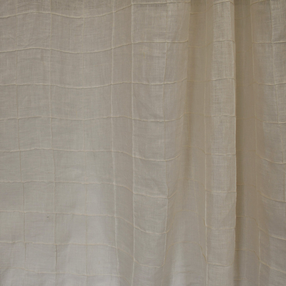 S2633 Tumbleweed by Greenhouse Designer Fabric 100% Linen With 100% Polyester Embroidery India Drapery double rubs </p><p>Repeat: 3" H, 3" V 53" - Swanky Fabrics -