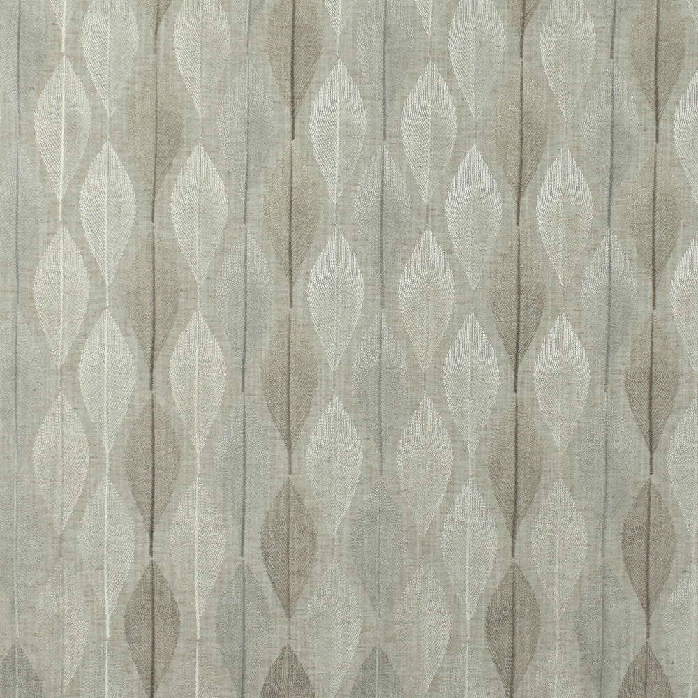 S2667 Pearl Grey by Greenhouse Designer Fabric 83% Polyester, 11% Cotton, 6% Linen With 100% Viscose Embroidery India 9,000 double rubs </p><p>Repeat: 13.75" H, 6.25" V 52" - Swanky Fabrics -