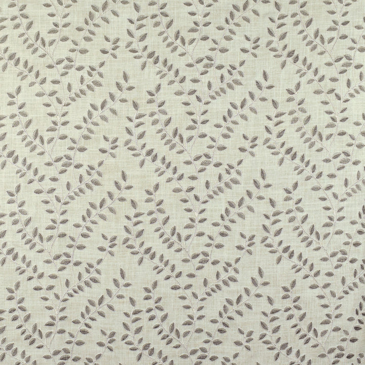S2673 Pearl Grey by Greenhouse Designer Fabric 100% Polyester With 100% Polyester Embroidery India 9,000 double rubs </p><p>Repeat: 13" H, 9.5" V 52" - Swanky Fabrics -