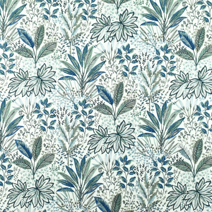 S2678 Lagoon by Greenhouse Designer Fabric 73% Polyester, 27% Cotton W/ 100% Viscose Embroidery India 9,000 double rubs </p><p>Repeat: 13" H, 18" V 52" - Swanky Fabrics -