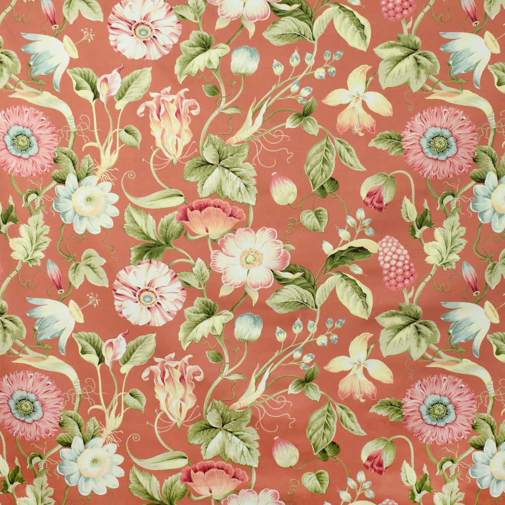 S2717 Mango by Greenhouse Designer Fabric 100% Cotton Peru 15,000 double rubs </p><p>Repeat: 27" H, 17" V 54" - Swanky Fabrics -