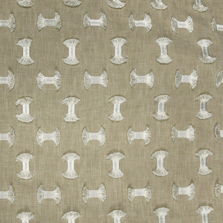 S2913 Natural by Greenhouse Designer Fabric 50% Polyester, 50% Cotton With 100% Polyester Embroidery India 9,000 double rubs </p><p>Repeat: 6.25" H, 5.25" V 55" - Swanky Fabrics -