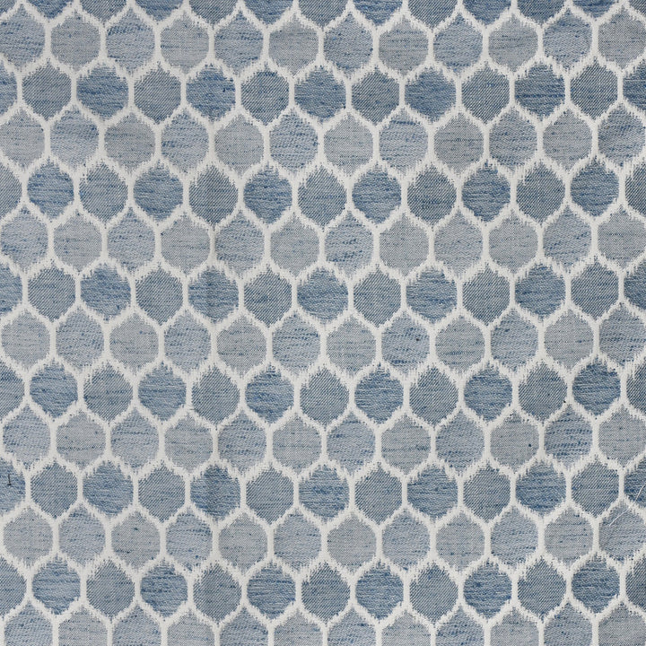 S3027 Indigo by Greenhouse Designer Fabric 63% Polyester, 37% Cotton India 30,000 double rubs </p><p>Repeat: 3.5" H, 6.5" V 54" - Swanky Fabrics -