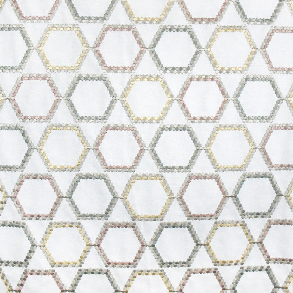 S3111 Potpourri by Greenhouse Designer Fabric 52% Cotton, 48% Polyester With 100% Rayon Embroidery India 6,000 double rubs </p><p>Repeat: 7.25" H, 12.375" V 50" - Swanky Fabrics -