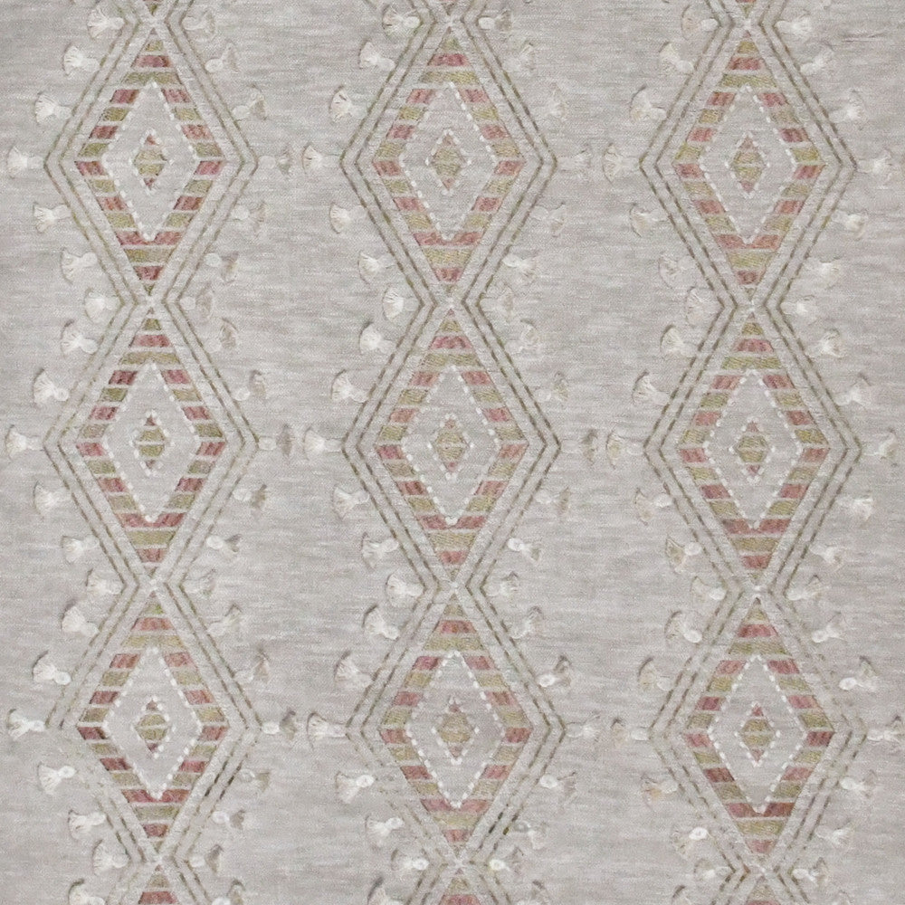 S3114 Cameo by Greenhouse Designer Fabric M03: Memos by Color 71% Polyester, 29% Cotton With 100% Polyester Embroidery India 9,000 double rubs </p><p>Repeat: 6.5" H, 6.25" V 52" - Swanky Fabrics -