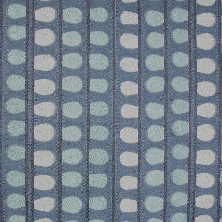 S3125 Storm by Greenhouse Designer Fabric 70% Viscose, 30% Linen With 100% Cotton Embroidery India 9,000 double rubs </p><p>Repeat: 10.5" H, 6" V 53" - Swanky Fabrics -