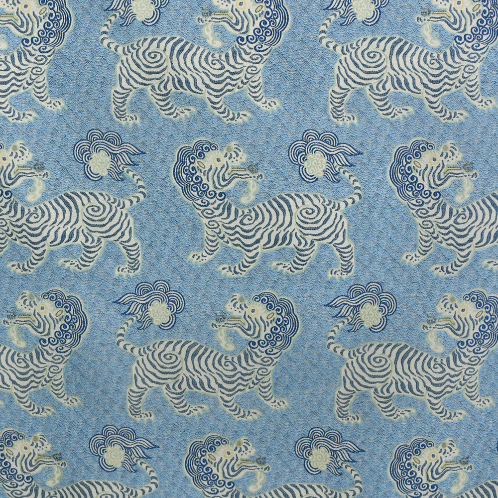 S3145 Porcelain by Greenhouse Designer Fabric 60% Rayon, 40% Cotton CHINA 21,000 </p><p>Repeat: 13.5" H, 18" V 54" - Swanky Fabrics -