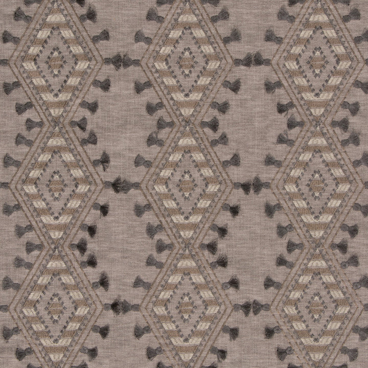 S3159 Storm by Greenhouse Designer Fabric M03: Memos by Color 71% Polyester, 29% Cotton With 100% Polyester Embroidery India 9,000 double rubs </p><p>Repeat: 6.5" H, 6.25" V 52" - Swanky Fabrics -