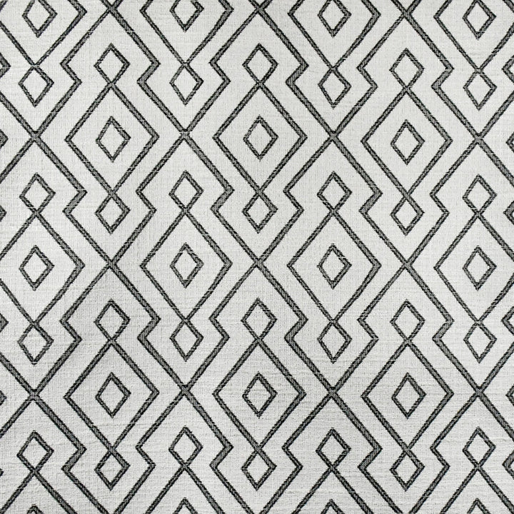 S3166 Ebony/Ivory by Greenhouse Designer Fabric M03: Memos by COLOR 100% Polyester China 45,000 double rubs </p><p>Repeat: 7.25" H, 12.375" V 58" - Swanky Fabrics -