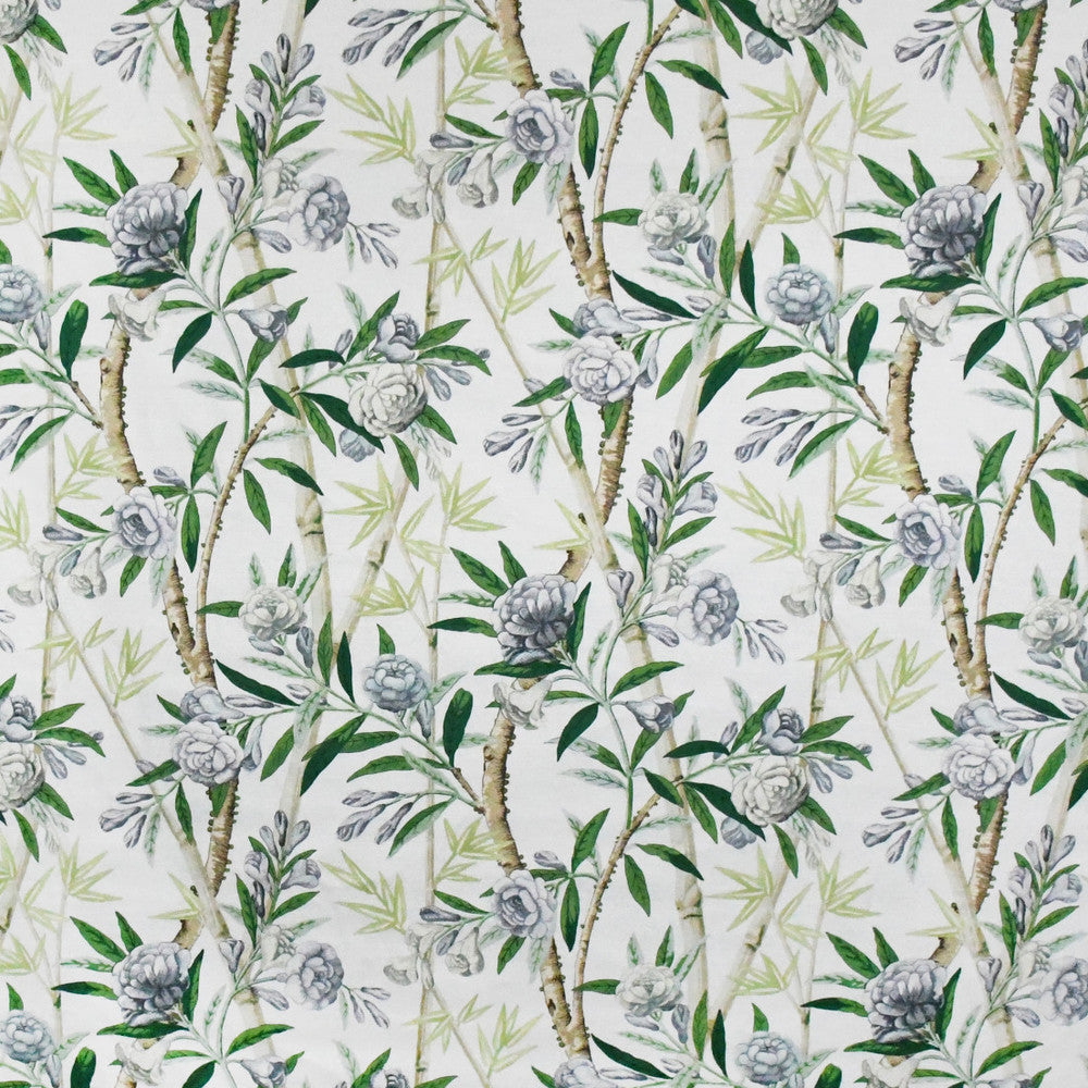 S3197 White Tea by Greenhouse Designer Fabric 100% Cotton PERU 25,000 </p><p>Repeat: 13.5" H, 27" V 54" - Swanky Fabrics -