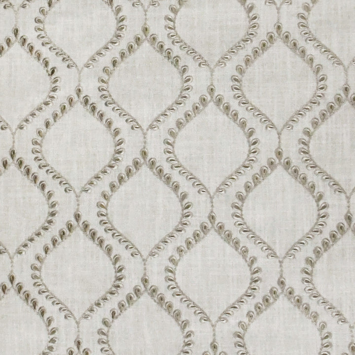 S3204 Jute by Greenhouse Designer Fabric 100% Polyester With 100% Polyester Embroidery INDIA 9,000 </p><p>Repeat: 6.5" H, 6" V 52" - Swanky Fabrics -