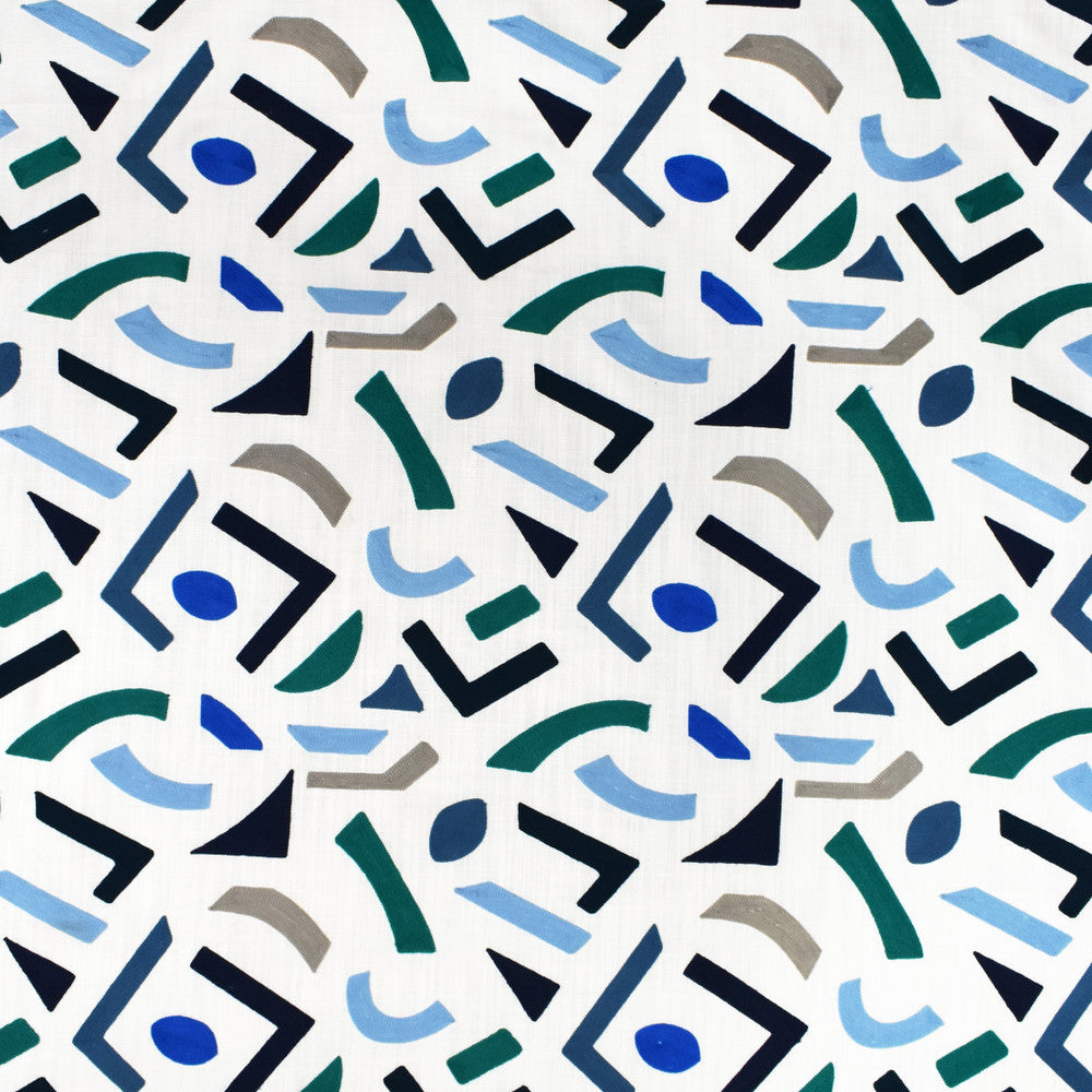 S3400 Horizon by Greenhouse Designer Fabric 90% Polyester, 10% Linen With 100% Acrylic Embroidery INDIA 9,000 </p><p>Repeat: 14.5" H, 15.5" V 52" - Swanky Fabrics -