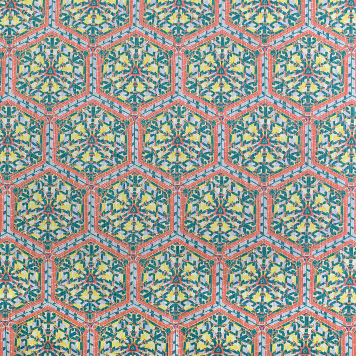 S3446 Garden by Greenhouse Designer Fabric 85% Cotton, 15% Linen PAKISTAN 24,000 </p><p>Repeat: 7.71" H, 12.625" V 54" - Swanky Fabrics -