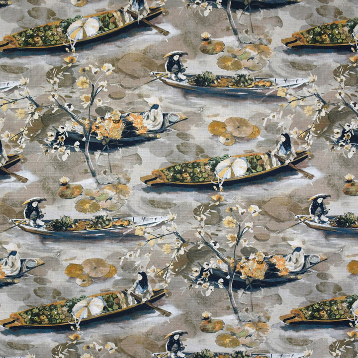 S3582 Dusk by Greenhouse Designer Fabric 95% Polyester, 5% Linen China 53,000 </p><p>Repeat: 28" H, 27" V 58" - Swanky Fabrics -