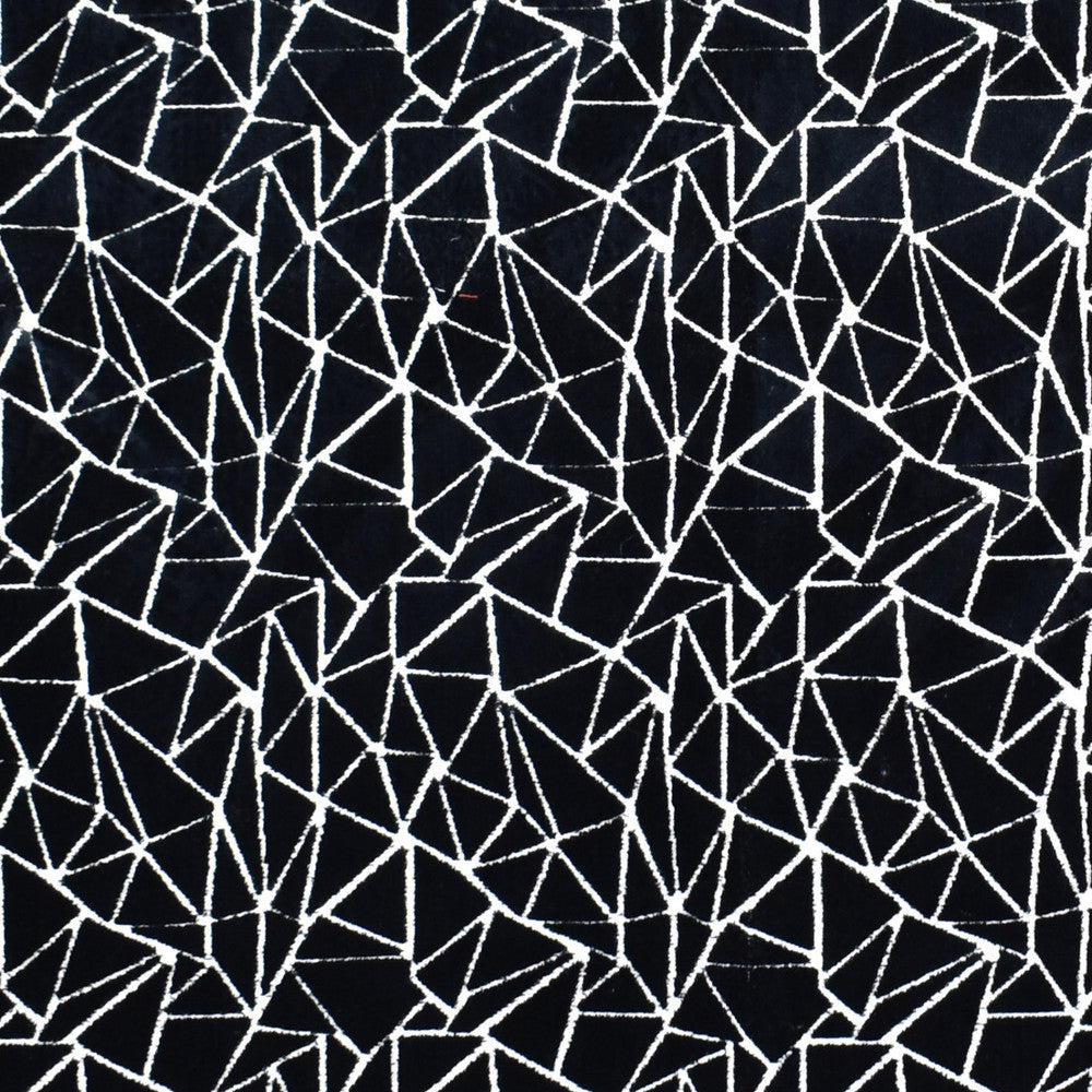 S3604 Black by Greenhouse Designer Fabric 88% Spun Viscose, 12% Polyester India 24,000 </p><p>Repeat: 7" H, 7.5" V 59" - Swanky Fabrics -