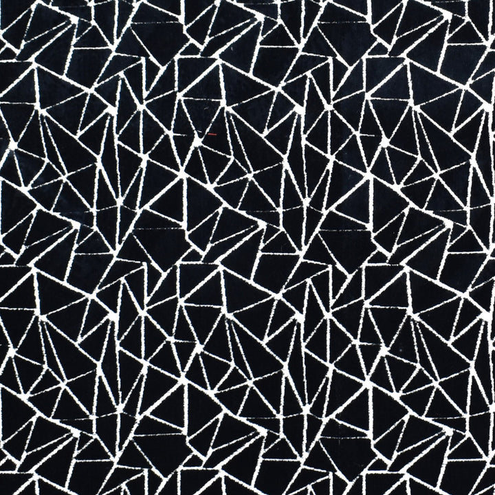 S3604 Black by Greenhouse Designer Fabric 88% Spun Viscose, 12% Polyester India 24,000 </p><p>Repeat: 7" H, 7.5" V 59" - Swanky Fabrics -