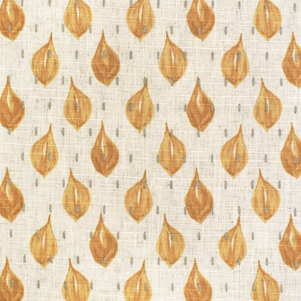 S3622 Saffron by Greenhouse Designer Fabric 96% Polyester, 4% Linen China 18,000 </p><p>Repeat: 7" H, 3.25" V 57" - Swanky Fabrics -