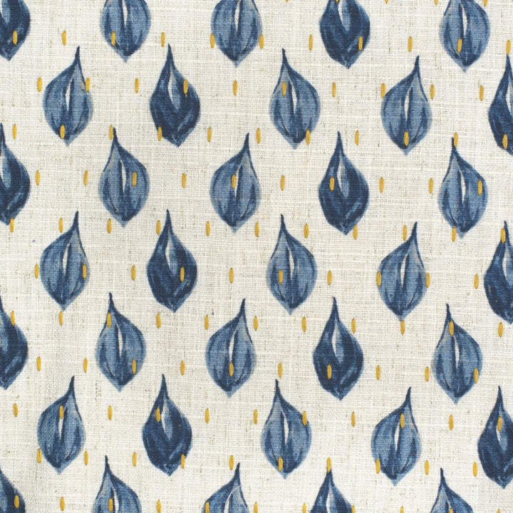 S3655 Indigo by Greenhouse Designer Fabric 96% Polyester, 4% Linen China 18,000 double rubs </p><p>Repeat: 7" H, 3.25" V 57" - Swanky Fabrics -