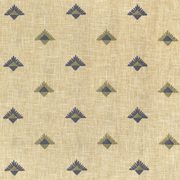 S3661 Slate by Greenhouse Designer Fabric M05: Memos by Color 73% Polyester, 27% Cotton With 100% Polyester Embroidery India 9,000 double rubs </p><p>Repeat: 3.75" H, 3" V 54" - Swanky Fabrics -