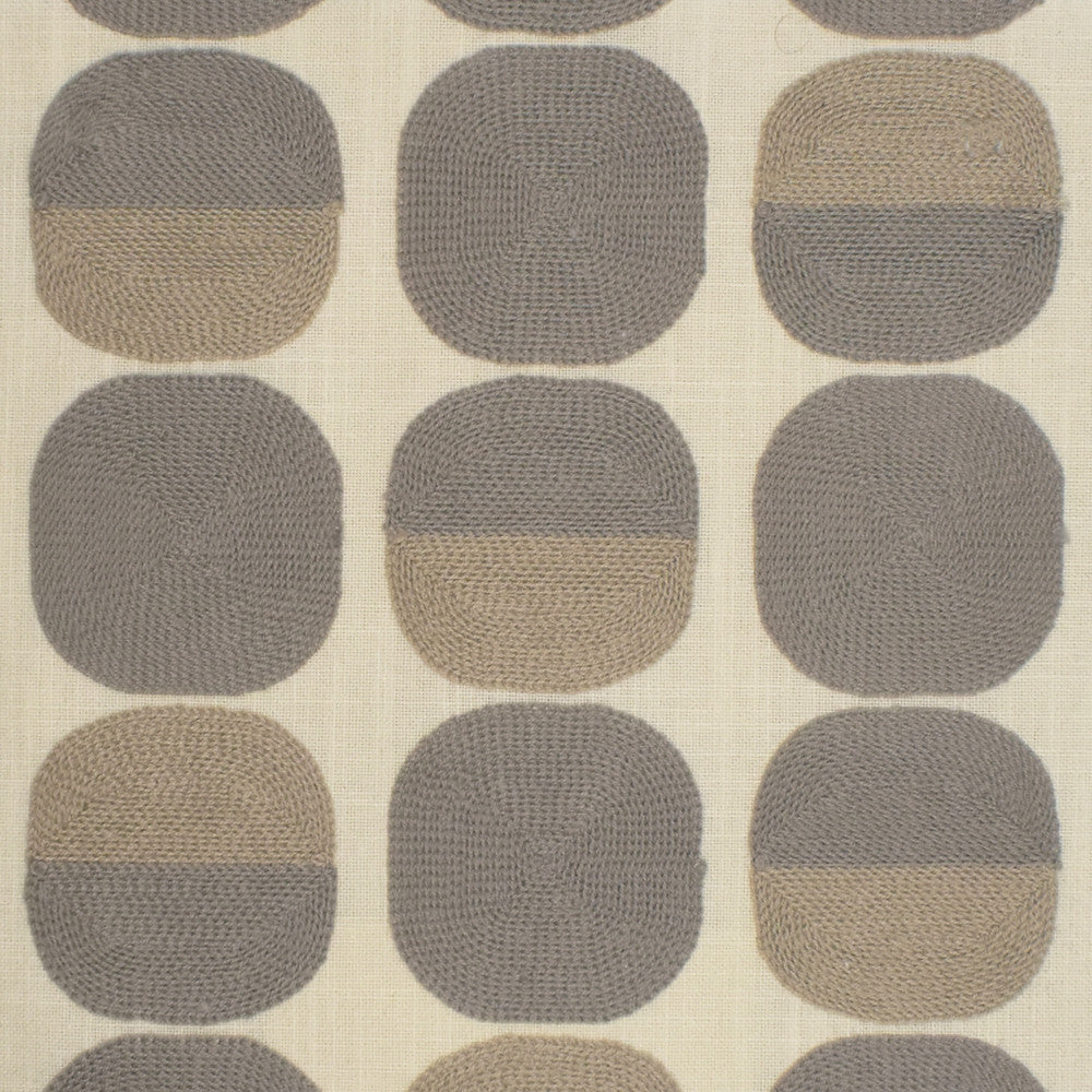 S3828 Dove by Greenhouse Designer Fabric S51: Granite 52% Cotton, 48% Polyester With 100% Cotton Embroidery India 9,000 double rubs </p><p>Repeat: 10.5" H, 9.3" V 52" - Swanky Fabrics -