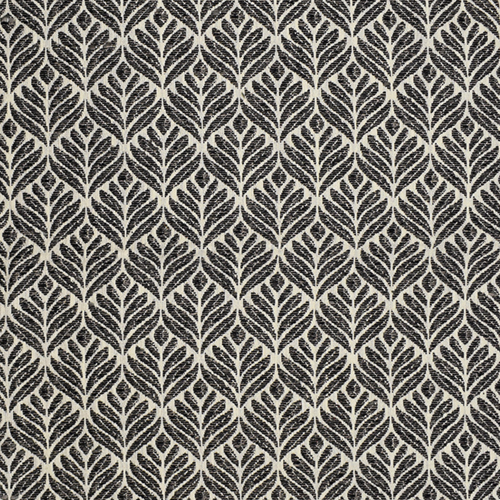 S3855 Charcoal by Greenhouse Designer Fabric 63% Polyester, 37% Cotton India 50,000 </p><p>Repeat: 1.75" H, 2.5" V 54" - Swanky Fabrics -