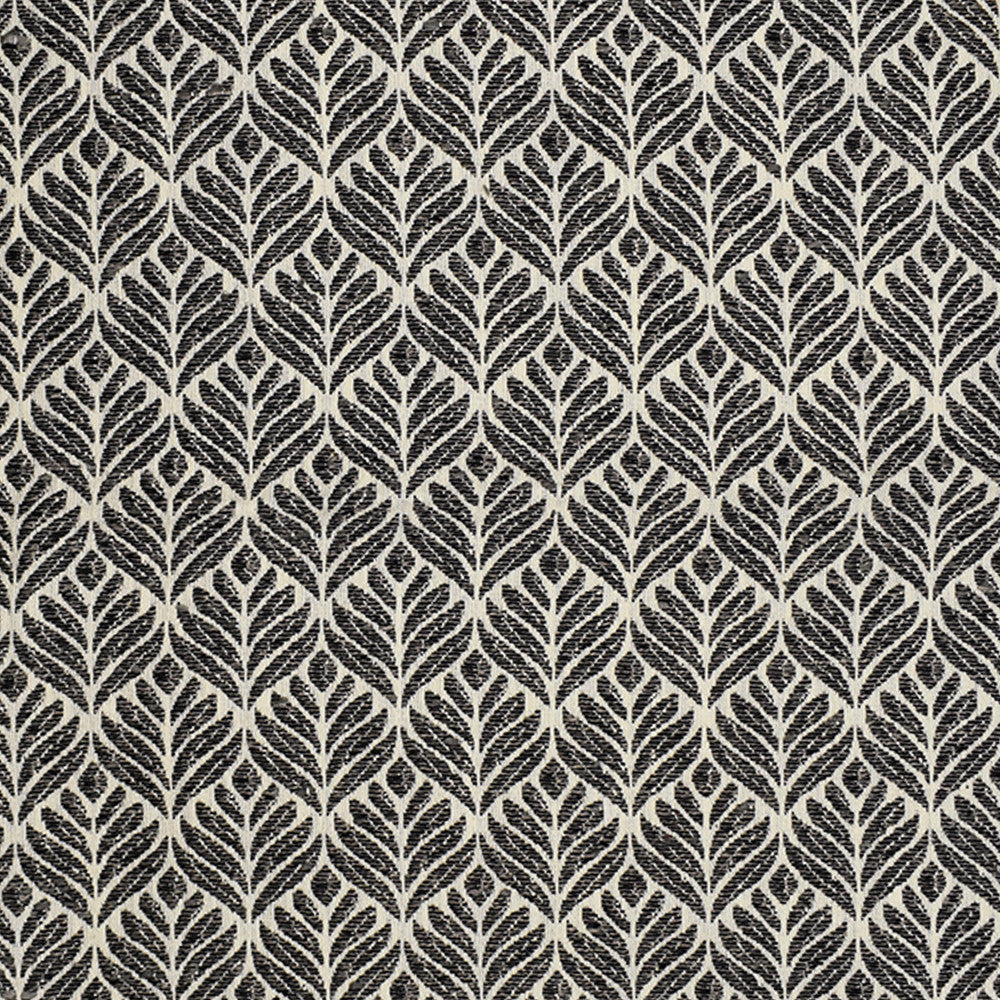 S3855 Charcoal by Greenhouse Designer Fabric S51: Granite 63% Polyester, 37% Cotton India 50,000 double rubs </p><p>Repeat: 1.75" H, 2.5" V 54" - Swanky Fabrics -