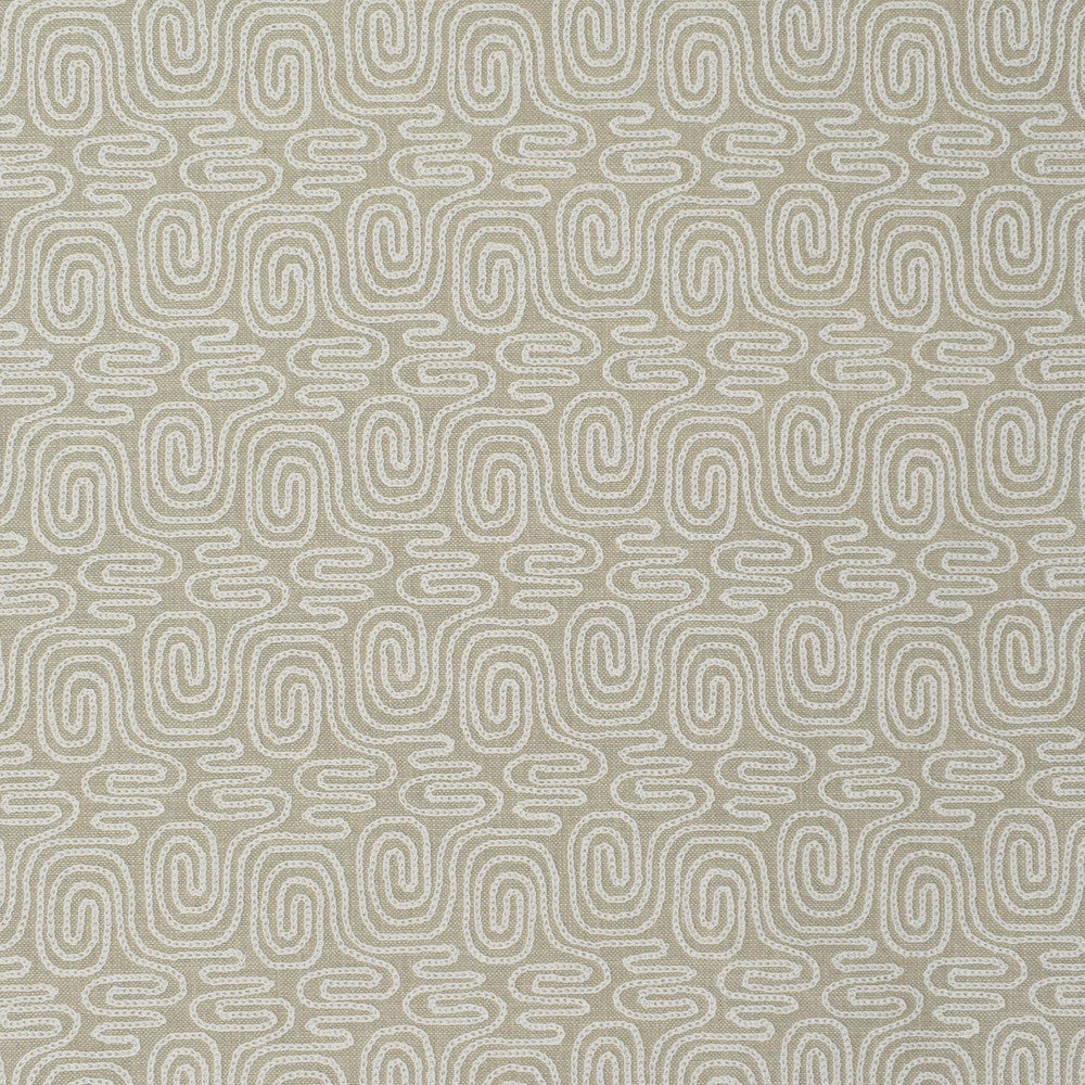 S3870 Smoke by Greenhouse Designer Fabric S52: Oyster 73% Cotton, 27% Polyester With 100% Cotton Embroidery India DRAPERY double rubs </p><p>Repeat: 6" H, 6" V 56" - Swanky Fabrics -