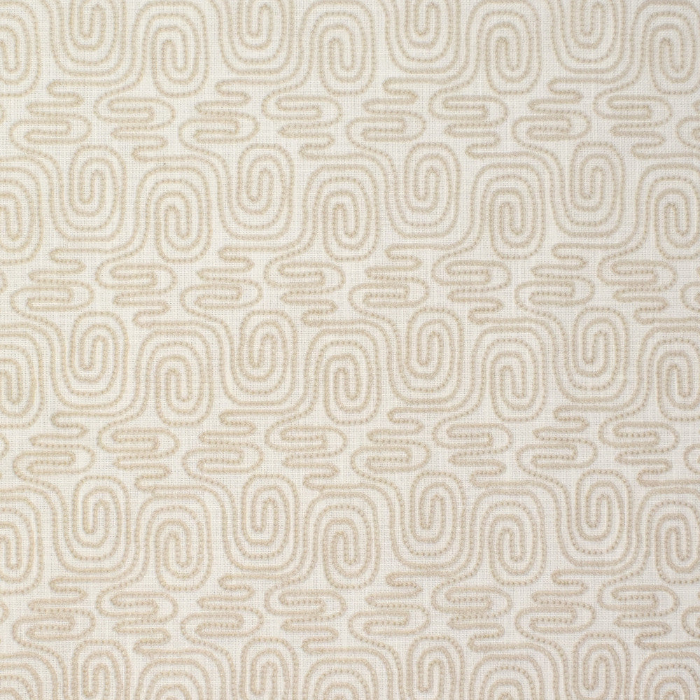 S3881 Neutral by Greenhouse Designer Fabric 73% Cotton, 27% Polyester With 100% Cotton Embroidery India DRAPERY double rubs </p><p>Repeat: 6" H, 6" V 56" - Swanky Fabrics -