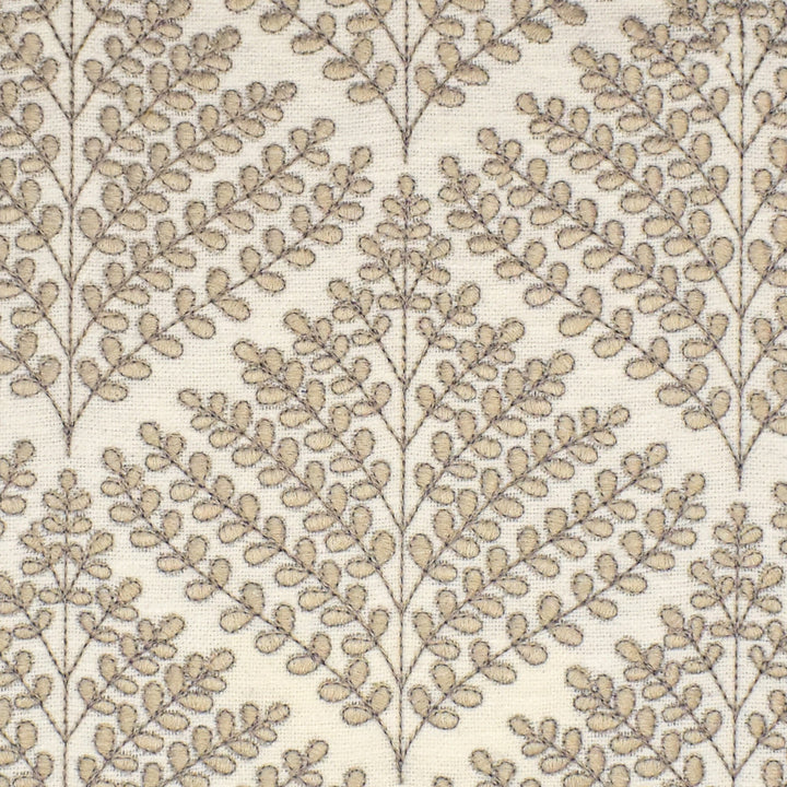 S3886 Sandstone by Greenhouse Designer Fabric S52: Oyster 71% Polyester, 29% Cotton With 100% Polyester Embroidery India 9,000 double rubs </p><p>Repeat: 6.5" H, 6.4" V 52" - Swanky Fabrics -