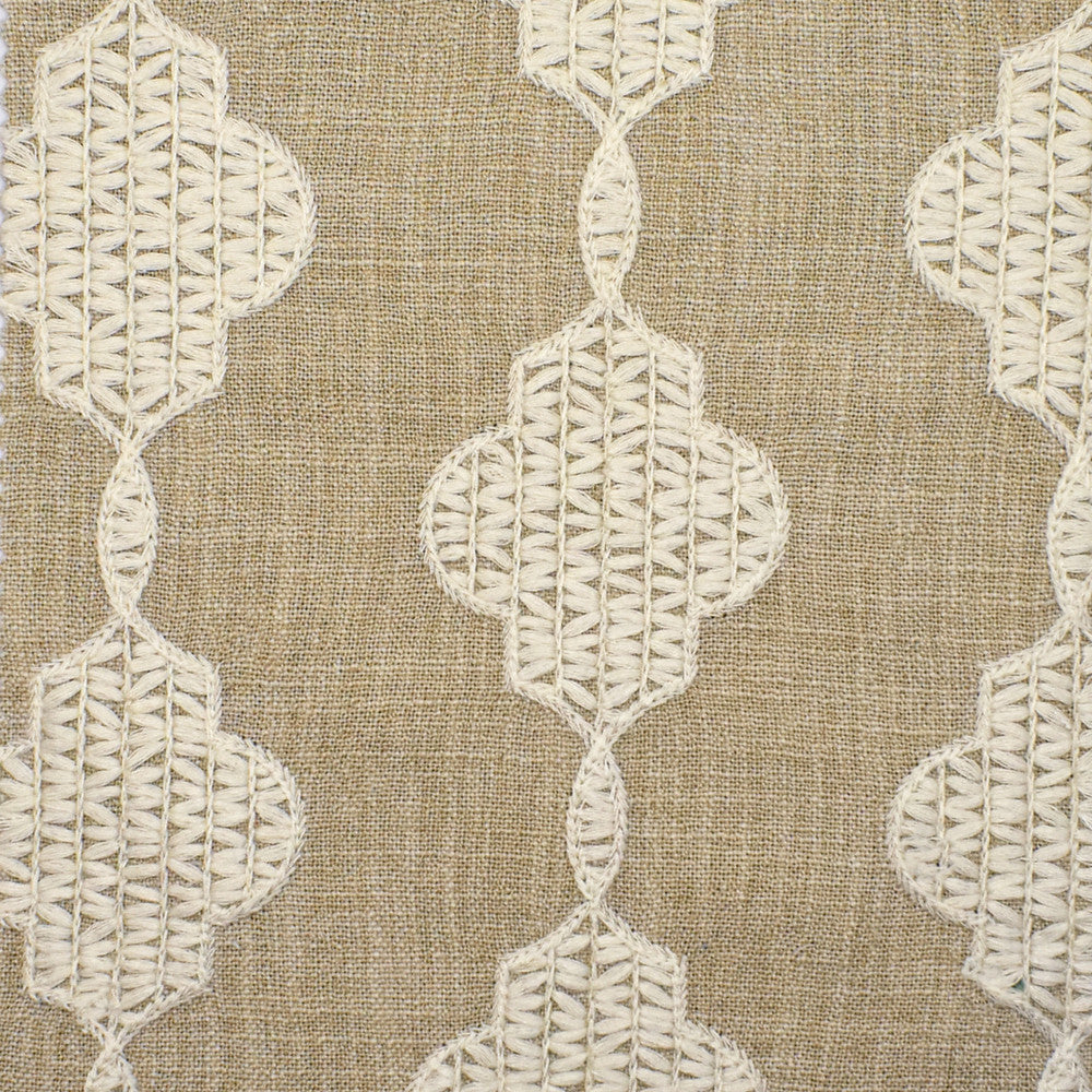 S3896 Pearl by Greenhouse Designer Fabric 72% Polyester, 28% Cationic With 100% Viscose Embroidery India 9,000 double rubs </p><p>Repeat: 7.4" H, 4.7" V 52" - Swanky Fabrics -