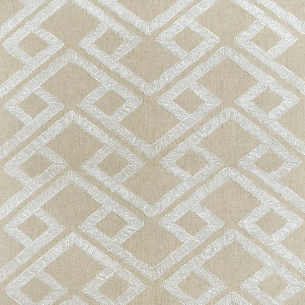 S3899 Cloud by Greenhouse Designer Fabric 68% Polyester, 21% Linen, 11% Cotton With 100% Polyester Embroidery India 9,000 double rubs </p><p>Repeat: 10.9" H, 4.1" V 54" - Swanky Fabrics -