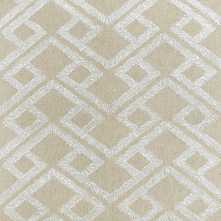 S3899 Cloud by Greenhouse Designer Fabric 68% Polyester, 21% Linen, 11% Cotton With 100% Polyester Embroidery India 9,000 double rubs </p><p>Repeat: 10.9" H, 4.1" V 54" - Swanky Fabrics -