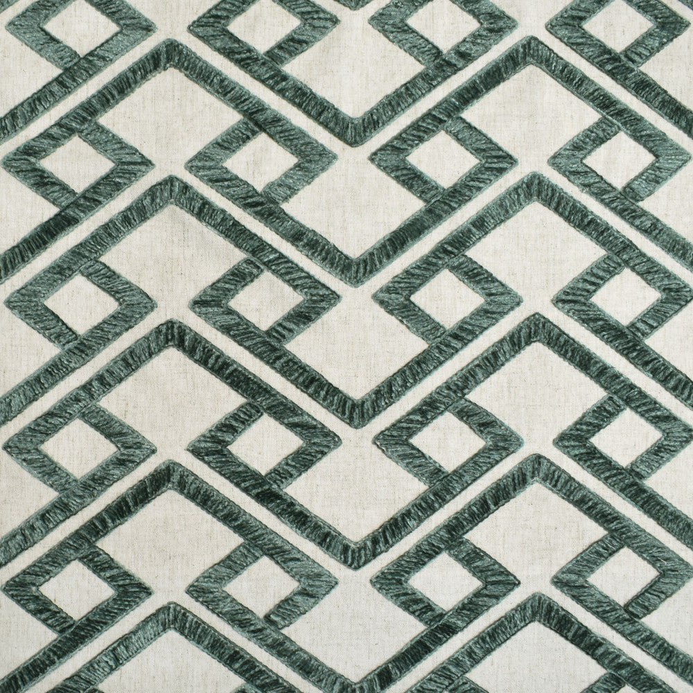 S3948 Aloe by Greenhouse Designer Fabric 68% Polyester, 21% Linen, 11% Cotton With 100% Polyester Embroidery India 9,000 </p><p>Repeat: 10.9" H, 4.1" V 54" - Swanky Fabrics -