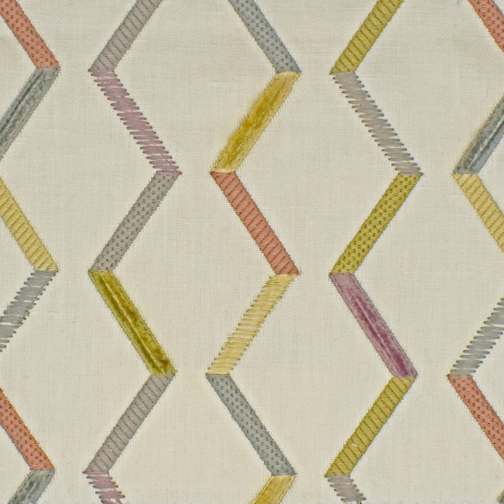 S3958 Thistle by Greenhouse Designer Fabric S53: Meadow 50% Polyester, 50% Cotton With 100% Polyester Embroidery India 9,000 double rubs </p><p>Repeat: 7.4" H, 6.4" V 52" - Swanky Fabrics -