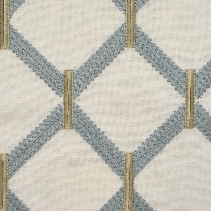 S3983 Sky by Greenhouse Designer Fabric 71% Polyester, 29% Cotton With 100% Viscose Embroidery India 9,000 </p><p>Repeat: 6.4" H, 6.4" V 52" - Swanky Fabrics -