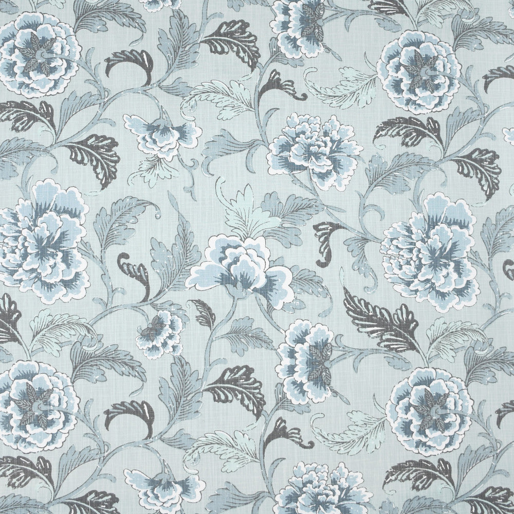 S3986 Mist by Greenhouse Designer Fabric S54: Baltic 55% Cotton, 45% Polyester China 15,000 double rubs </p><p>Repeat: 27.5" H, 24.5" V 56" - Swanky Fabrics -