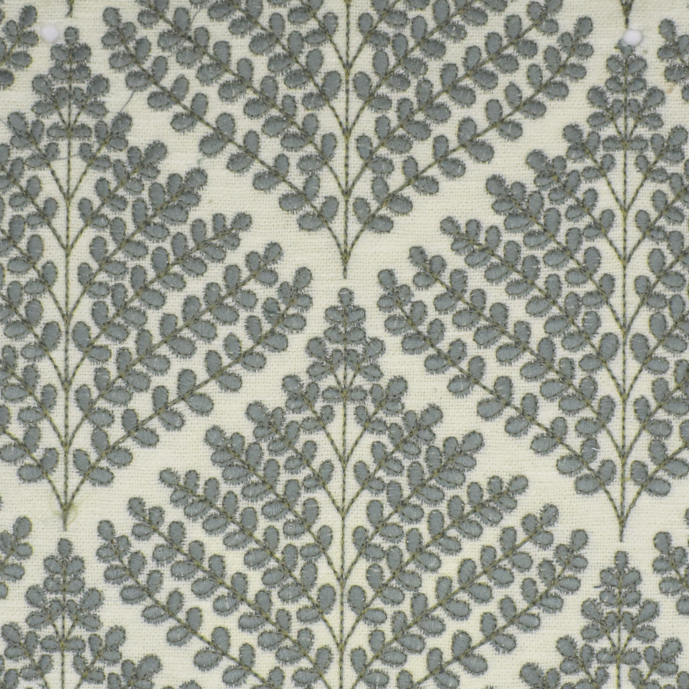 S3987 Sky by Greenhouse Designer Fabric S54: Baltic 71% Polyester, 29% Cotton With 100% Polyester Embroidery India 9,000 double rubs </p><p>Repeat: 6.5" H, 6.4" V 52" - Swanky Fabrics -