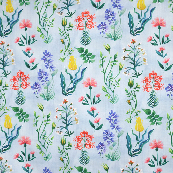 S3992 Sky by Greenhouse Designer Fabric S54: Baltic 90% Cotton, 10% Linen Pakistan 12,000 double rubs </p><p>Repeat: 13.5" H, 25.25" V 54" - Swanky Fabrics -