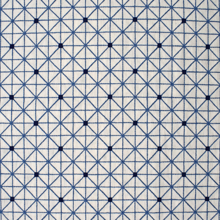 S4008 Porcelain by Greenhouse Designer Fabric 71% Polyester, 29% Cotton With 100% Viscose Embroidery India 9,000 double rubs </p><p>Repeat: 3.25" H, 3.2" V 52" - Swanky Fabrics -