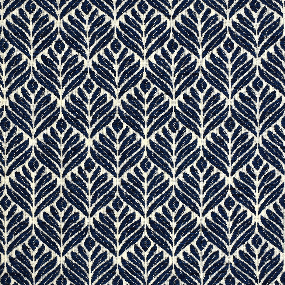 S4016 Denim by Greenhouse Designer Fabric 63% Polyester, 37% Cotton India 50,000 double rubs </p><p>Repeat: 1.75" H, 2.5" V 54" - Swanky Fabrics -