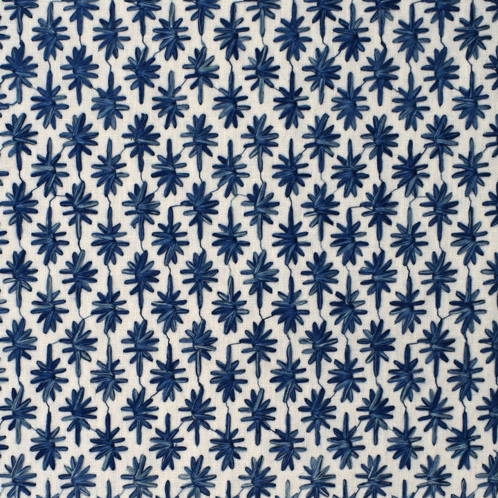 S4024 Porcelain by Greenhouse Designer Fabric 50% Polyester, 50% Cotton With 100% Viscose Embroidery India 9,000 double rubs </p><p>Repeat: 1.1" H, 1.2" V 52" - Swanky Fabrics -