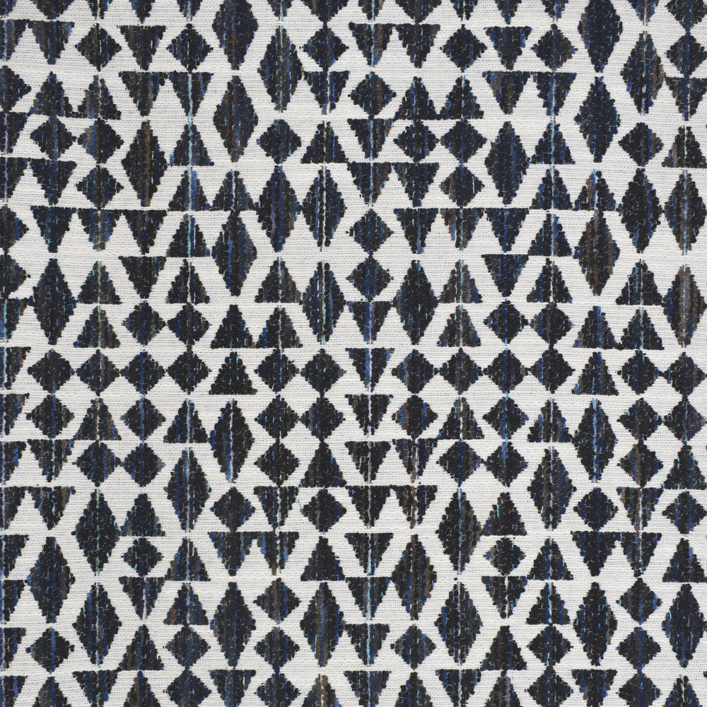 S4034 Indigo by Greenhouse Designer Fabric 100% Polyester India 30,000 </p><p>Repeat: 7" H, 6" V 54" - Swanky Fabrics -