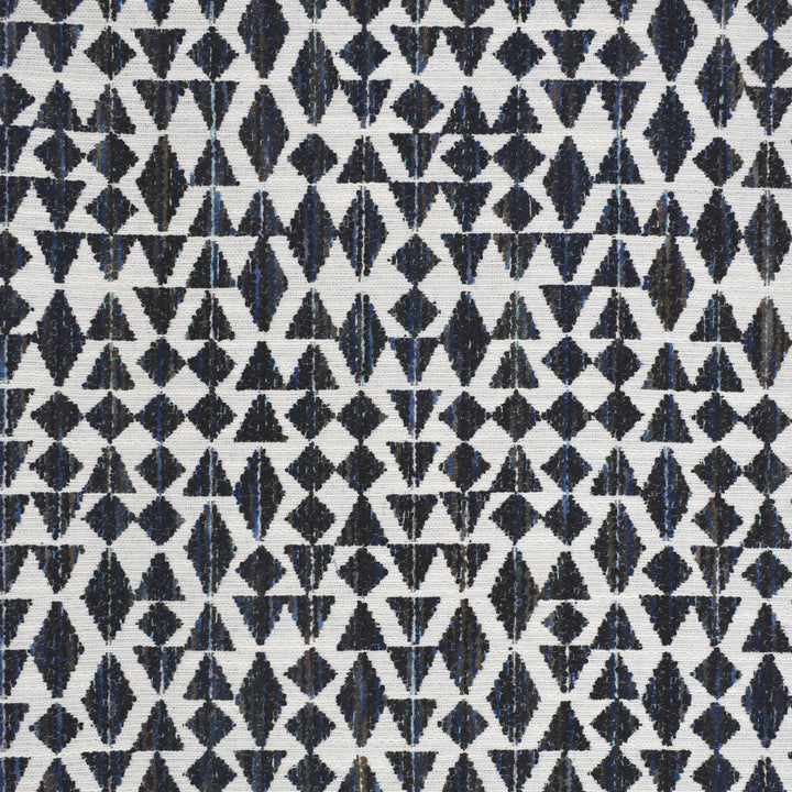 S4034 Indigo by Greenhouse Designer Fabric 100% Polyester India 30,000 </p><p>Repeat: 7" H, 6" V 54" - Swanky Fabrics -