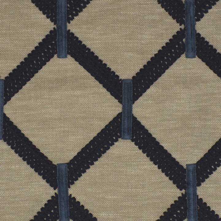 S4036 Nautical by Greenhouse Designer Fabric 71% Polyester, 29% Cotton With 100% Viscose Embroidery India 9,000 double rubs </p><p>Repeat: 6.4" H, 6.4" V 52" - Swanky Fabrics -
