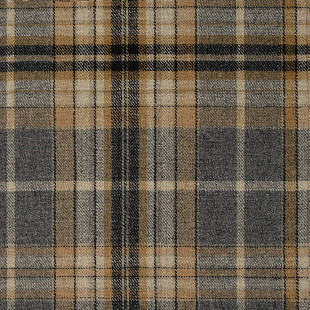S4067 Stone by Greenhouse Designer Fabric S55: Plaid Coordinates 40% Wool, 35% Polyester, 15% Nylon, 10% Acrylic India 51,000 double rubs </p><p>Repeat: 13.5" H, 13.34" V 55" - Swanky Fabrics -