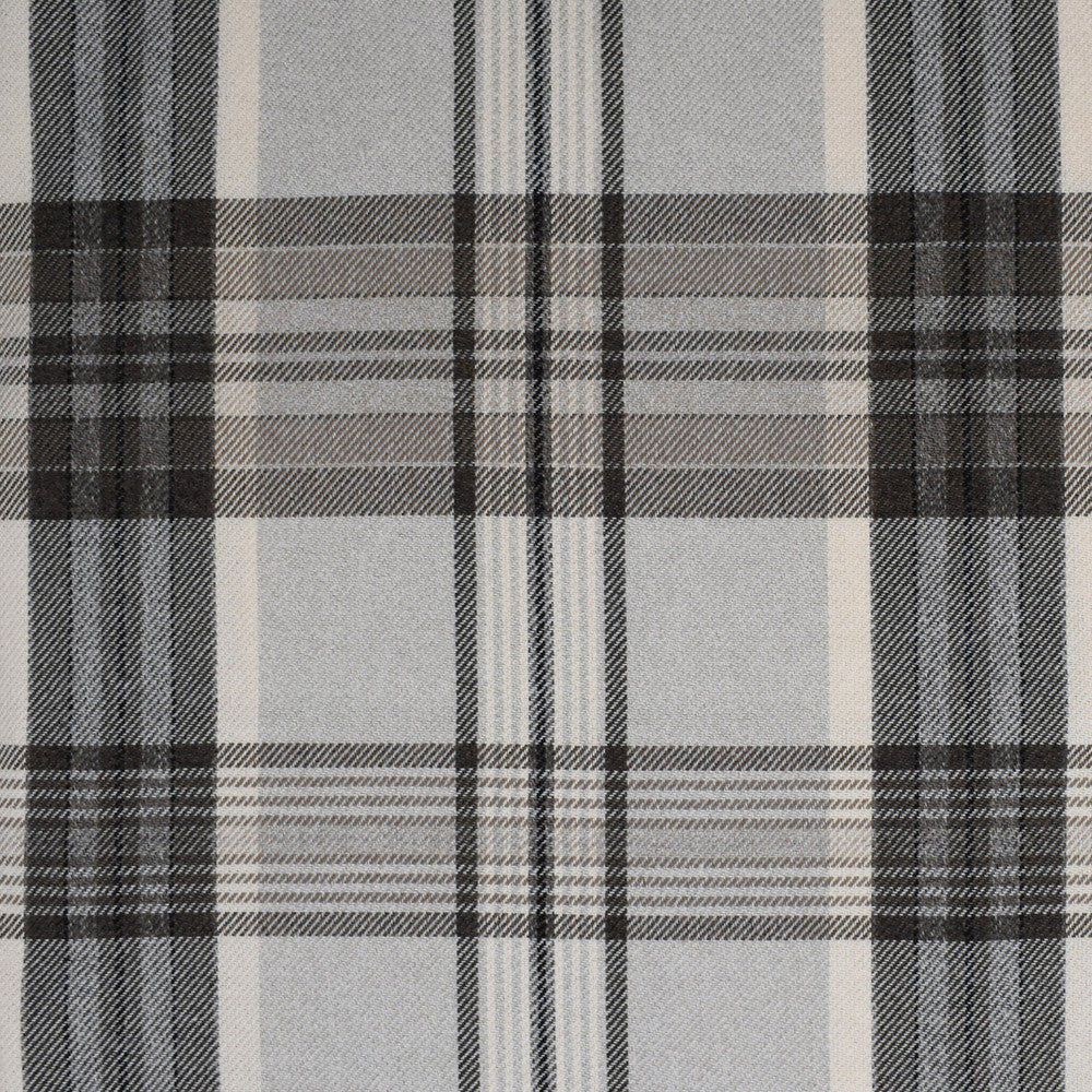 S4070 Dove by Greenhouse Designer Fabric S55: Plaid Coordinates 100% Polyester India 30,000 double rubs </p><p>Repeat: 10.5" H, 9.5" V 56" - Swanky Fabrics -
