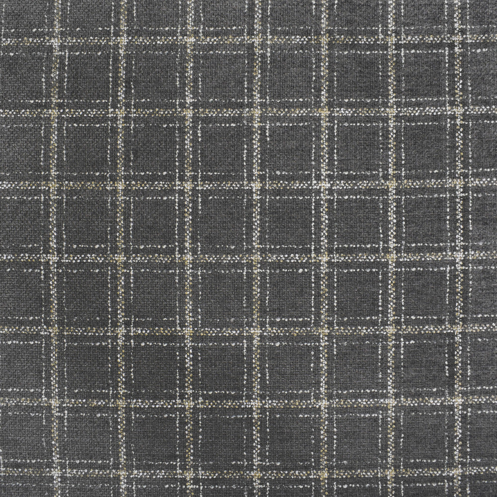 S4076 Shale by Greenhouse Designer Fabric S55: Plaid Coordinates 100% Polyester India 51,000 double rubs </p><p>Repeat: 2" H, 2.3" V 54" - Swanky Fabrics -