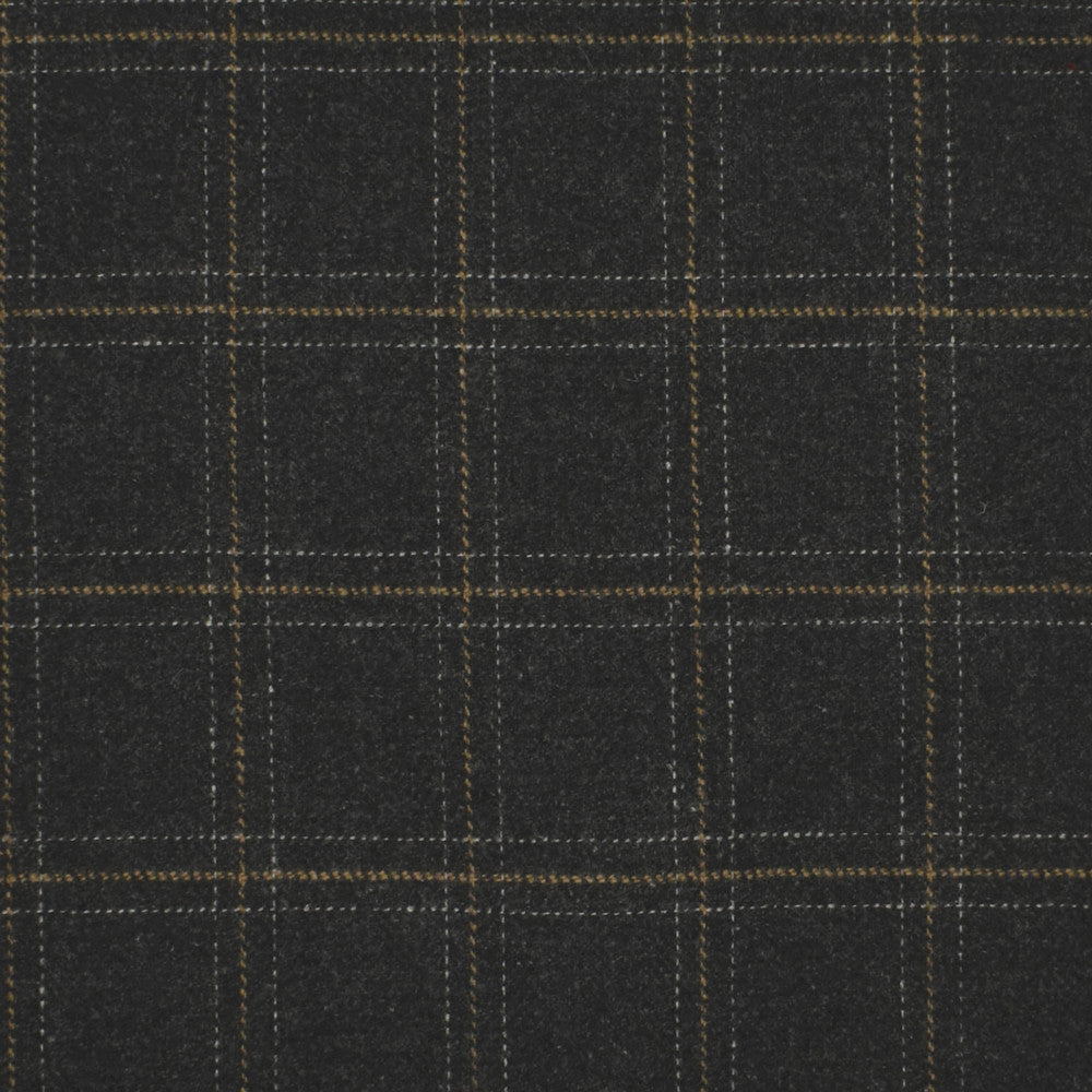 S4082 Charcoal by Greenhouse Designer Fabric S55: Plaid Coordinates 40% Wool, 35% Polyester, 15% Nylon, 10% Acrylic India 51,000 double rubs </p><p>Repeat: 3.37" H, 3.37" V 55" - Swanky Fabrics -