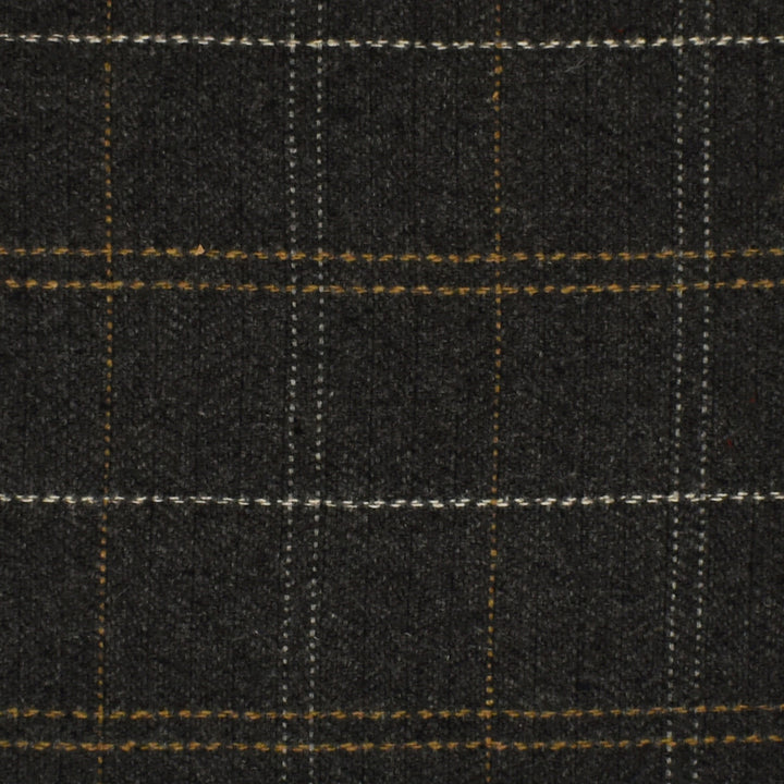 S4084 Smoke by Greenhouse Designer Fabric S55: Plaid Coordinates 40% Wool, 35% Polyester, 15% Nylon, 10% Acrylic India 51,000 double rubs </p><p>Repeat: 3.37" H, 3.37" V 55" - Swanky Fabrics -